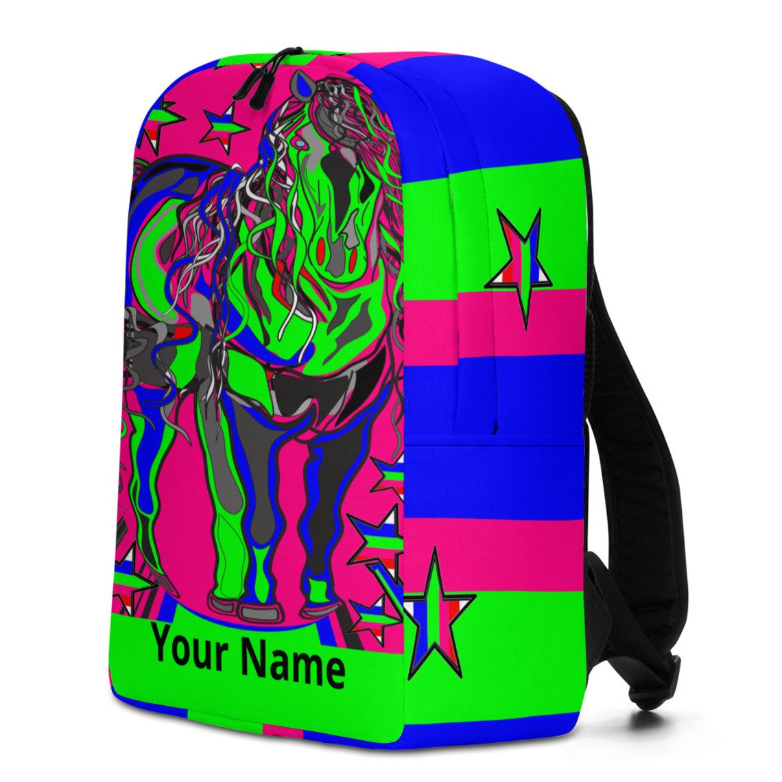 Horse Backpack Horse Personalized Backpack for All Horse Etsy