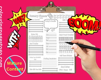 Swear Words Planner, Ok it's time to start your day with a little Sassy Sweary Planner, organize with this Fun Printable Weekly Planner.