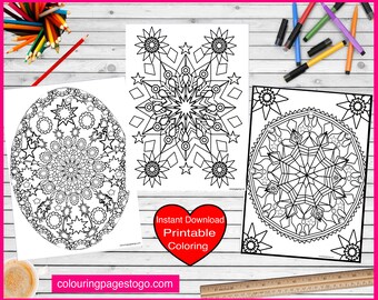 Mandala Coloring pages,  grab your Mandala coloring pencil and enjoy Adult coloring an easy Printable  colouring pages and yes five easy fun