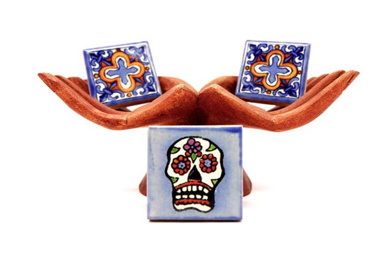 Fridge Magnet Tile Mexican Home Decor Boho Decor Sugar Etsy