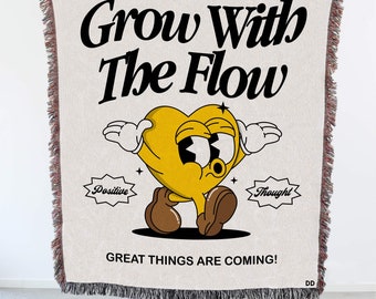 Grow With The Flow By Nevin Fernaldi. Tapestry / Gobelin / Throw Blanket / Woven Wall Hanging