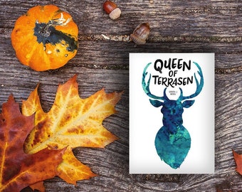 Throne of Glass | Sarah J Maas | Aelin | Queen of Terrassen | Heir of Fire | Rowan | Physical Print | Empire of Storms |FREE SHIPPING