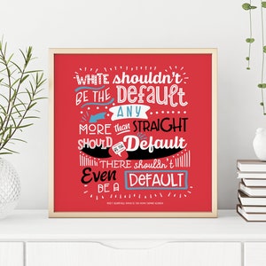 Simon vs the Homosapien Agenda Becky Albertalli Love Simon Printable Quote Digital Download Red image 1