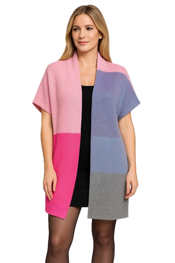 Hand-knitted Ecopuno scarf / wrap scarf / length approx. 180 cm