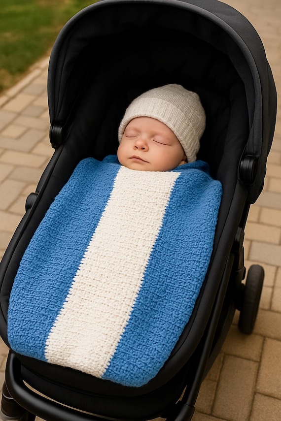 Handmade baby blanket / cuddle blanket / play mat / dimensions approx. 92 x 62 cm