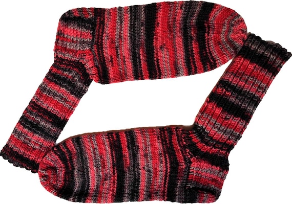 Hand-knitted wool socks/size 44 / women/men/ online - Nevada / 6-ply