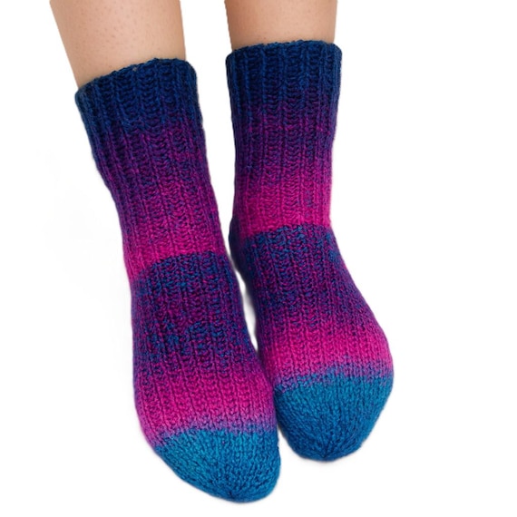 Hand-knitted socks – Schoppel Edition 3 – Color “Rosetta” – Size selectable – 100% Merino wool