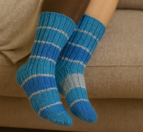 Hand-knitted wool socks / Lungau sock wool/Merino/Ferner / Size 38-39 / 6 ply