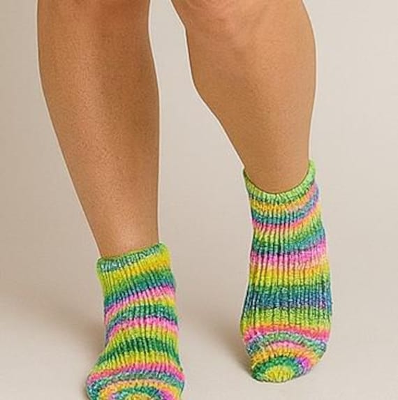 Hand-knitted socks - wool socks / hand-dyed Merino sock yarn / 8 ply / size 40