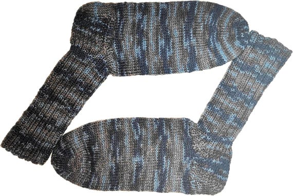 Hand-knitted wool socks/size 44 / women's/men's/Regia "Winner Color" / 6-ply