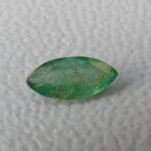 0.5 carat Emerald. Facet. Natural. 8.68x4 mm.