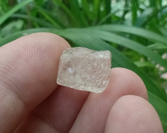 24.69 carat Topaz. Natural Rough Crystal. 14.35x12.2x11.6 mm. approximately.
