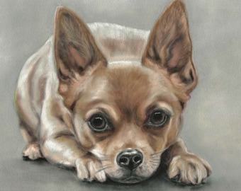 Chihuahua - Chihuahua print -Chihuahua art - dog art - Chihuahua painting - Chihuahua picture