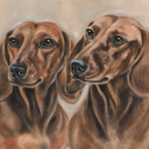 Dachshund Art Print: Wiener Dog Artwork, Various Sizes