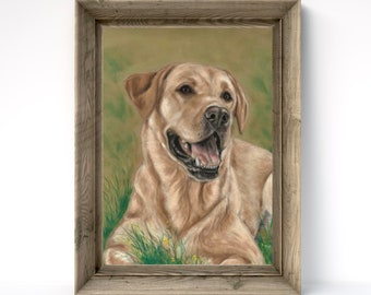 Labrador Gifts - Labrador Print - Labrador Art - Golden Labrador - Labrador Retriever