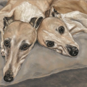 Greyhound gifts - Greyhound print - Lurcher art - Dog wall art - Original art print