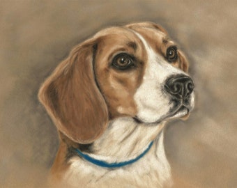 Beagle art - Beagle gifts - Beagle print - Beagle painting - Dog art print