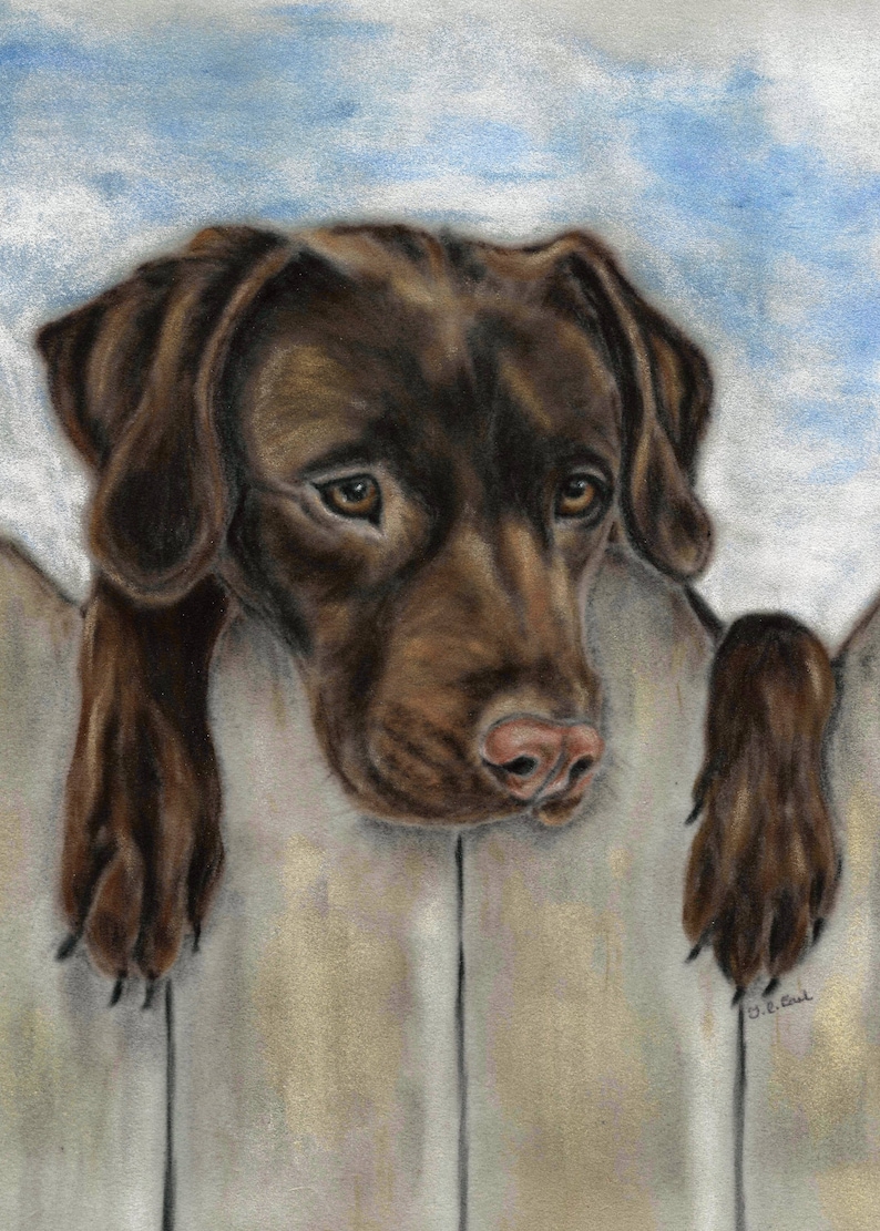 Picture Print Cairn Terrier Dog Labrador Retriever Art