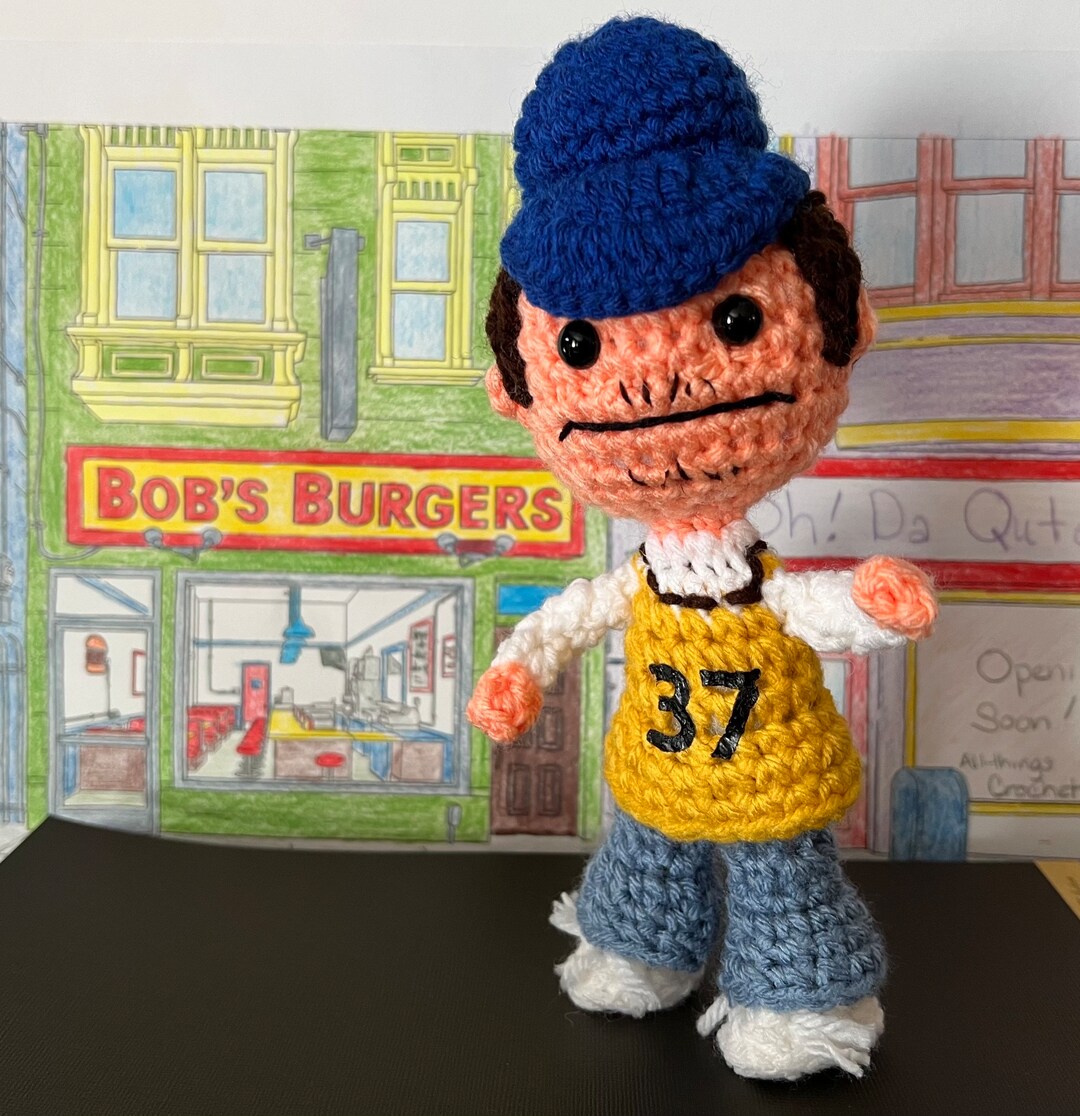 Flipz White Fudge and Ms. Labonz New Crochet Bob's Burgers Etsy