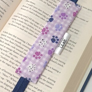Dog Paw  Elastic Bookmark, Bookish Gift, Unique Bookmarks, Bible Bookmark,Bookworm Gifts, Book Club, Planner Bookmark