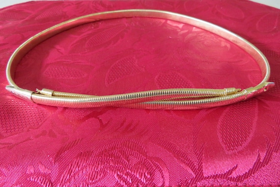 Snake belt gold toned
