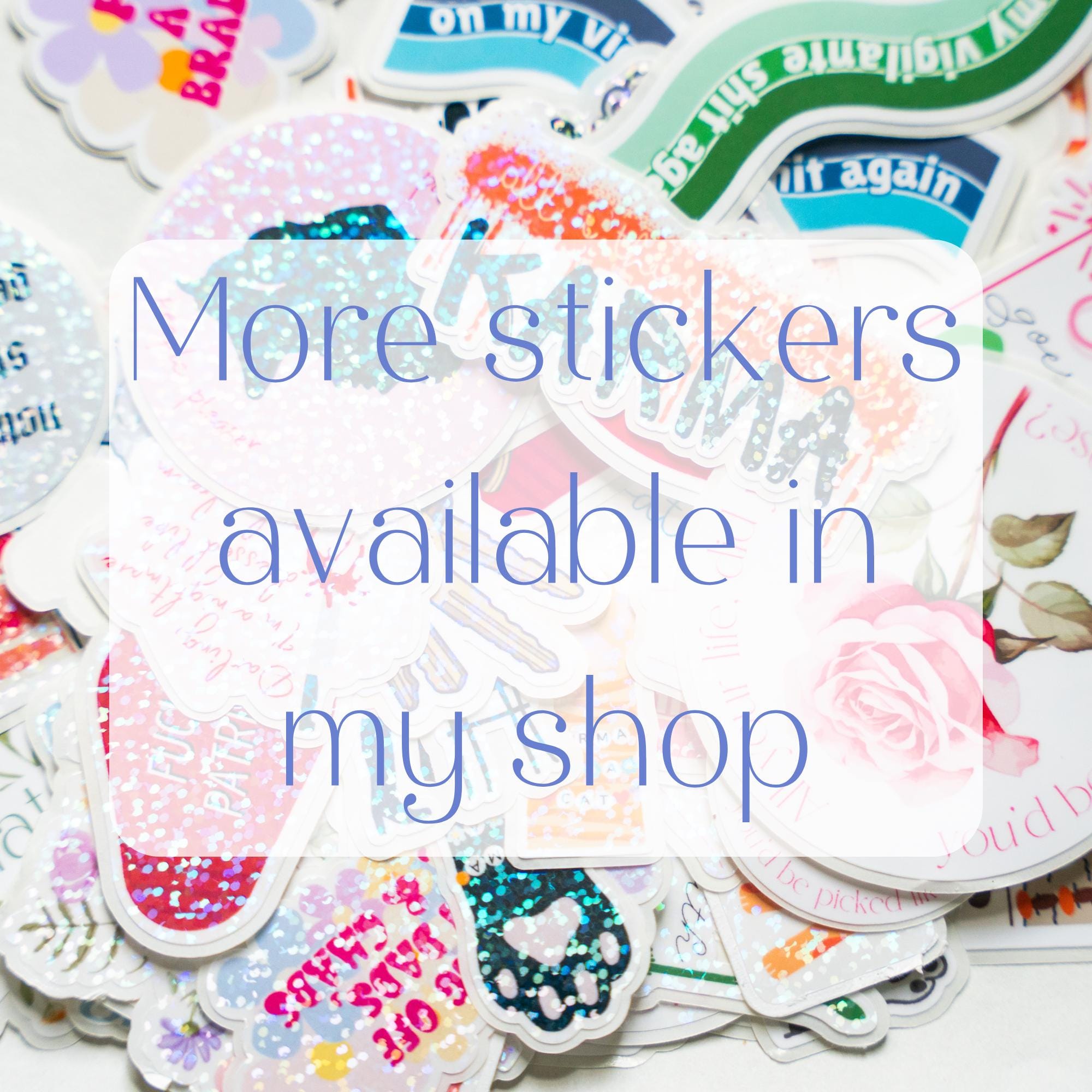 Cry A Lot but Productive Typewriter Sticker - Holographic or Clear ...