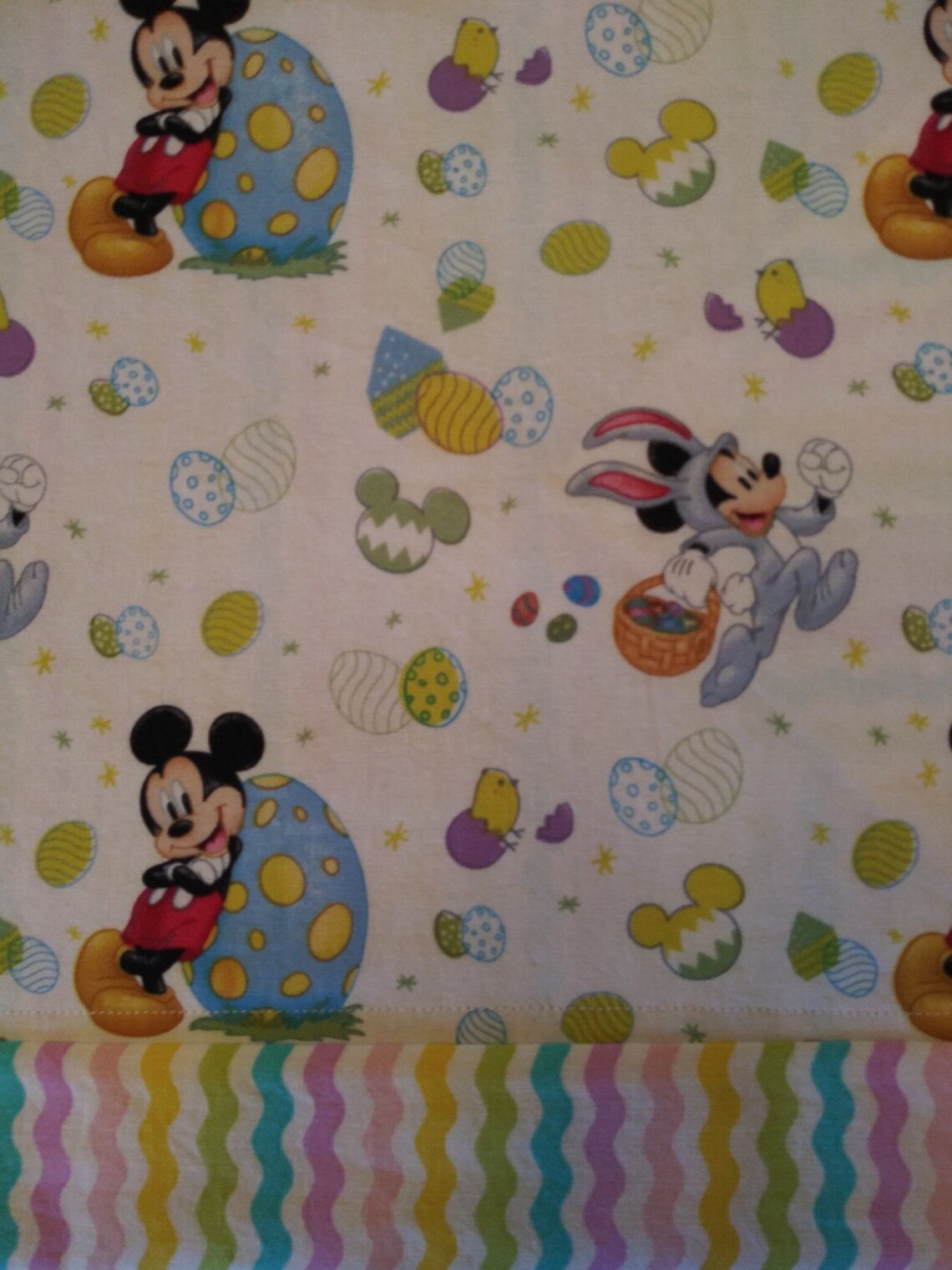 Mickey Mouse Easter table runner Etsy