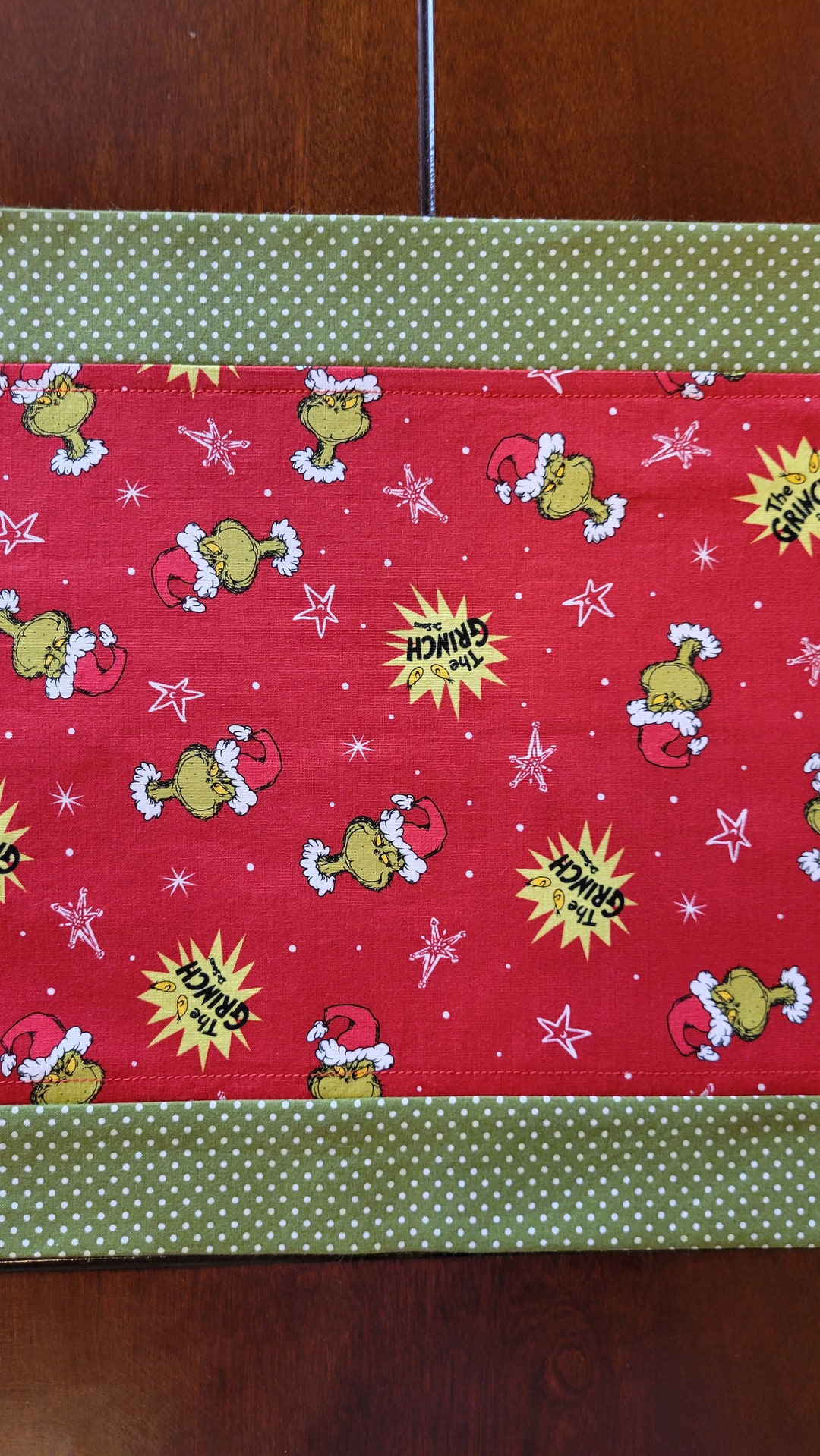 The Grinch Christmas 2023 Table Runnernew Etsy