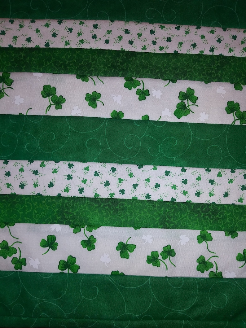 Irish Luck table runner