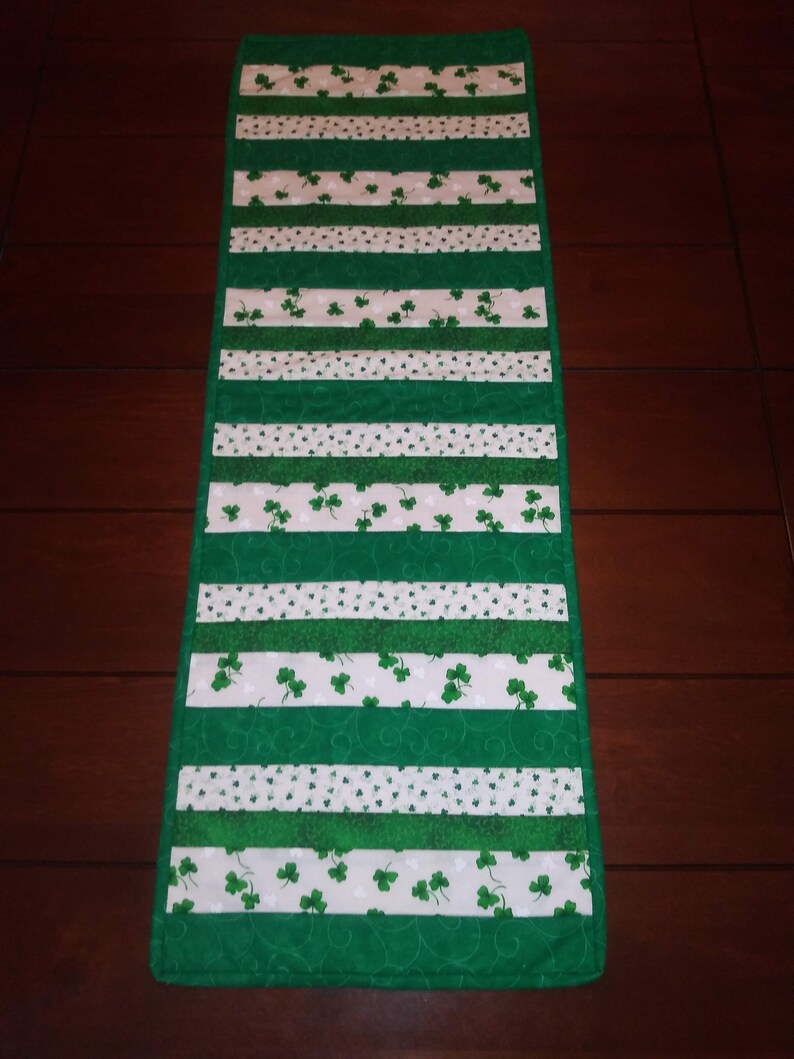Irish Luck table runner