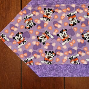 Valentine wishes for Mickey & Minnie table runner