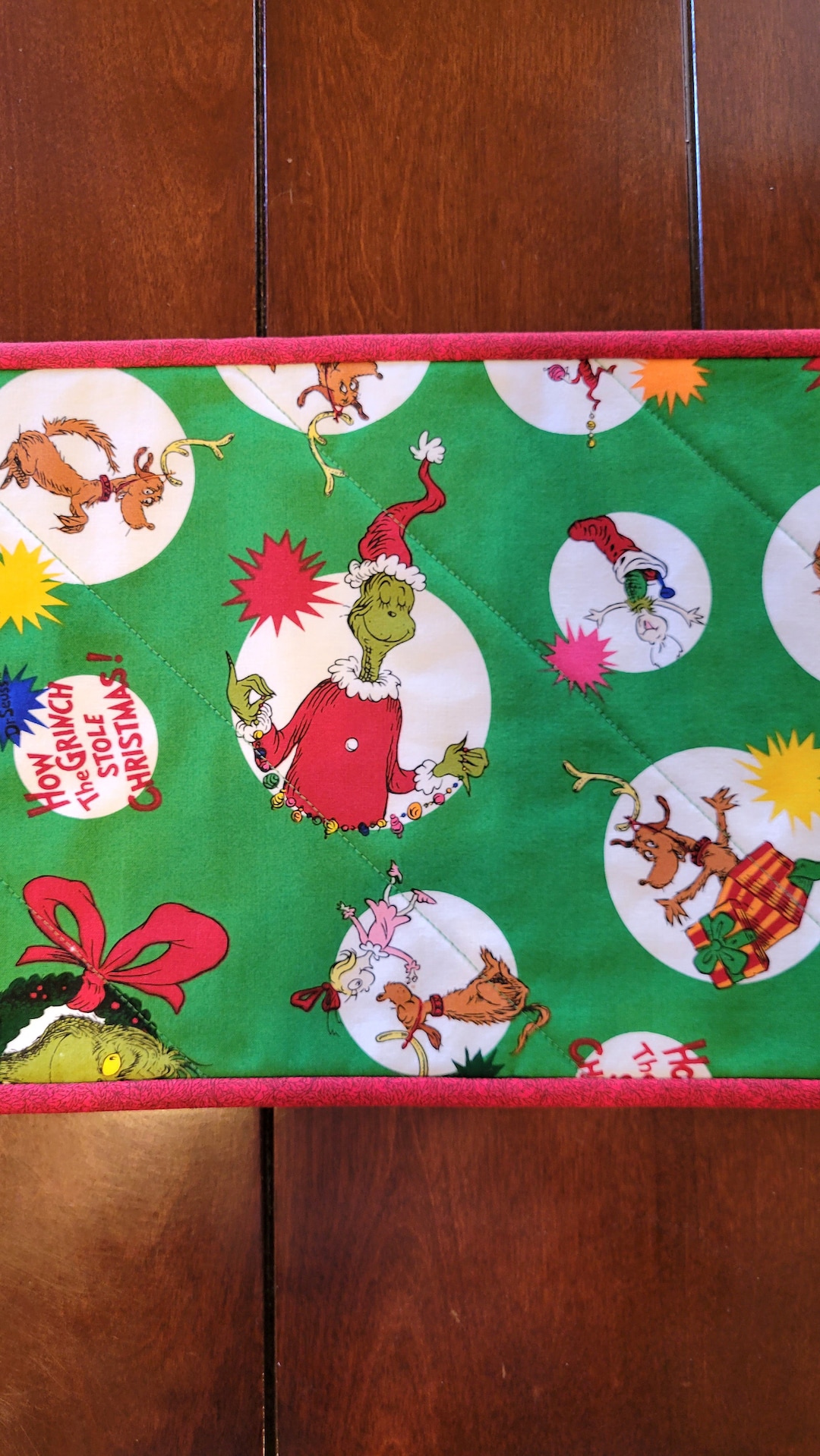 How the Grinch Stole Christmas Table Runnernew Etsy