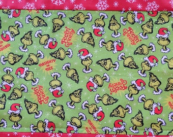 Grinch's many moods table runner