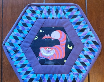 Cheshire cat mini table topper #3-Back again!
