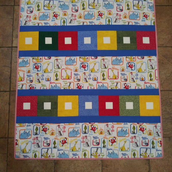 Dr. Seuss inspired quilt #3