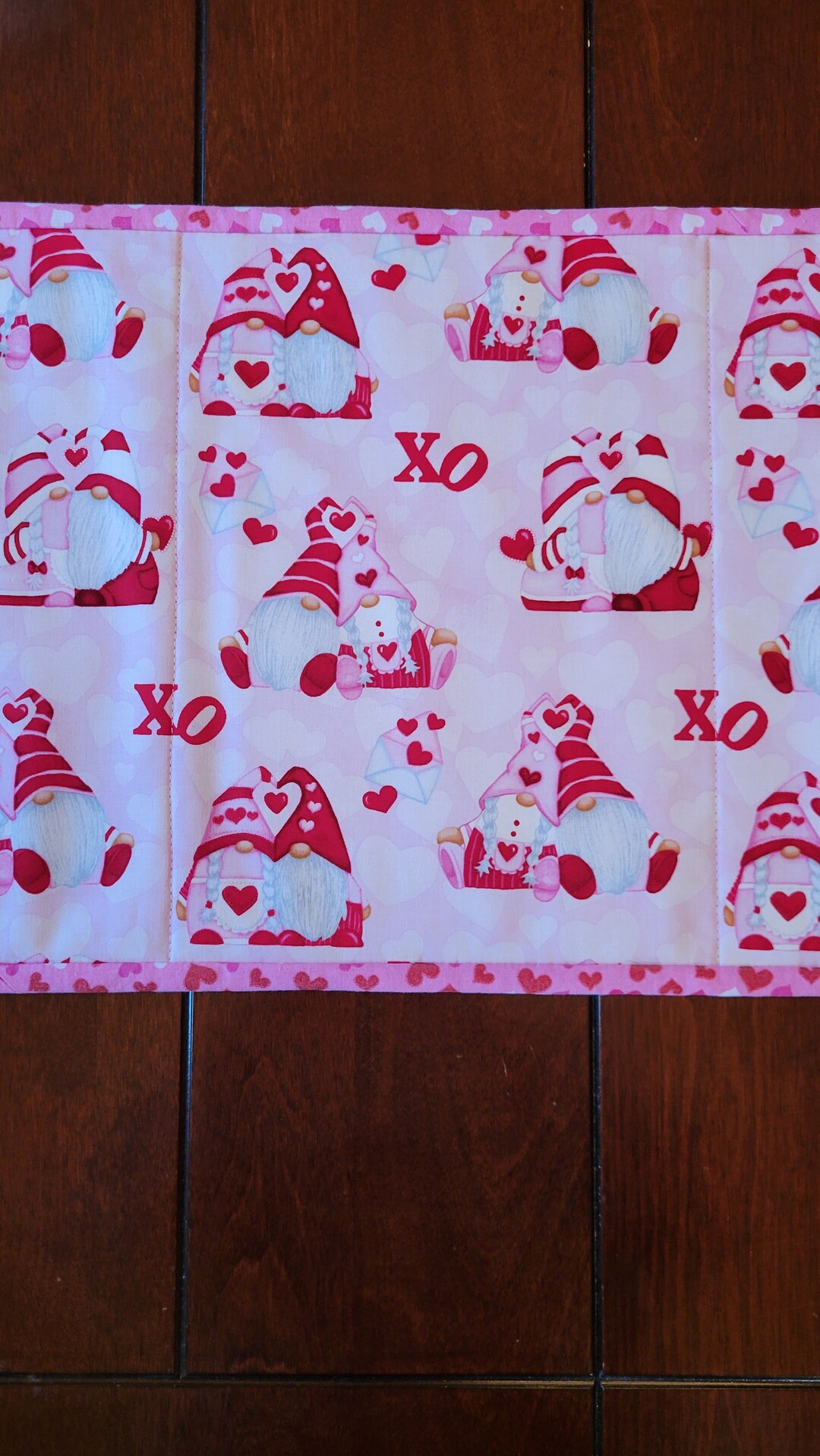 Valentine's Gnomes XO Table Runnernew Etsy