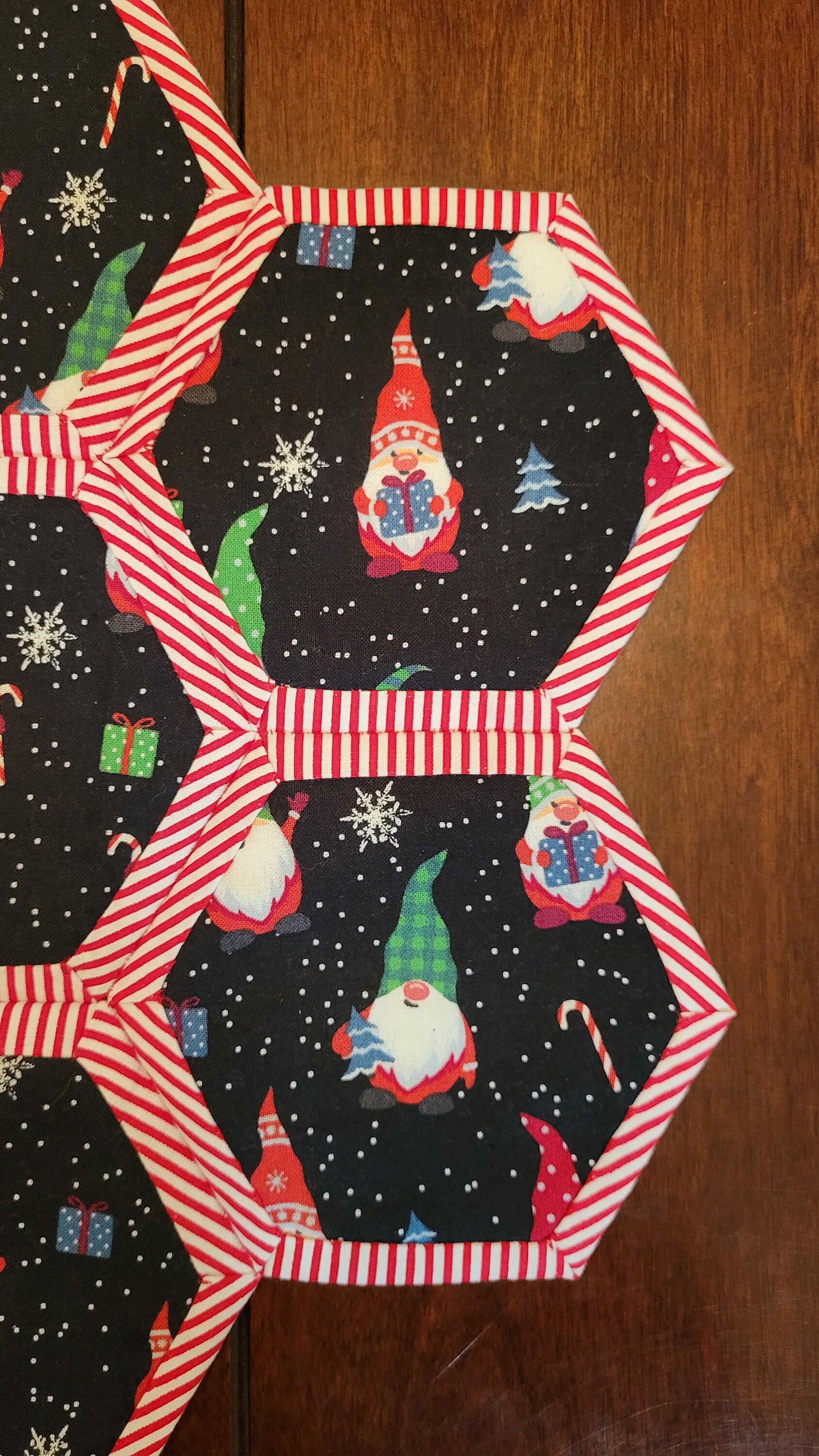 Christmas Gnomes Hand Sewn Mini Table Topper - Etsy