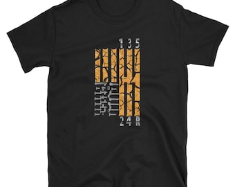Stick Shift American Flag Muscle Car Mechanic T-Shirt
