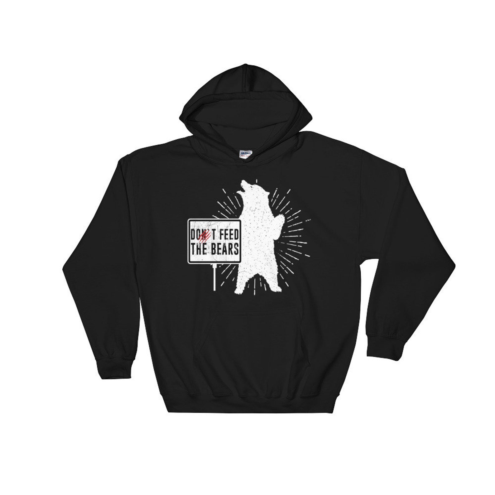 Don't Feed the Bears Funny Camping Hoodie - Etsy