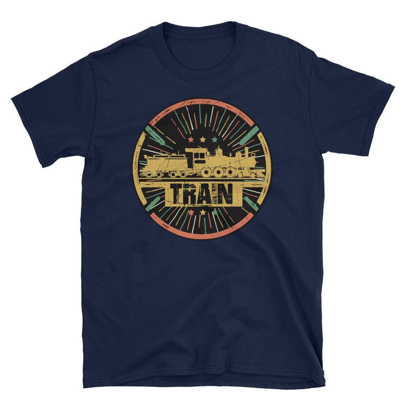 Train T Shirt Vintage Train Tee for Train Lovers Gift Tee Etsy