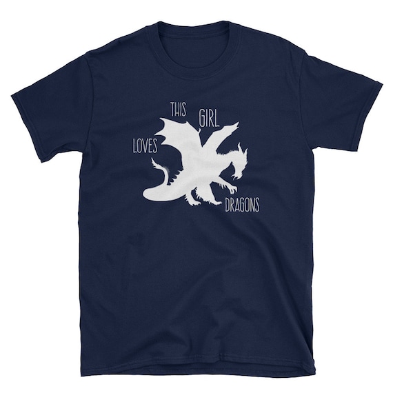 Cute Girls Clothing - This Girl Loves Dragons Fun T Shirt Cute Girls Clothing - This Girl Loves Dragons Fun T Shirt