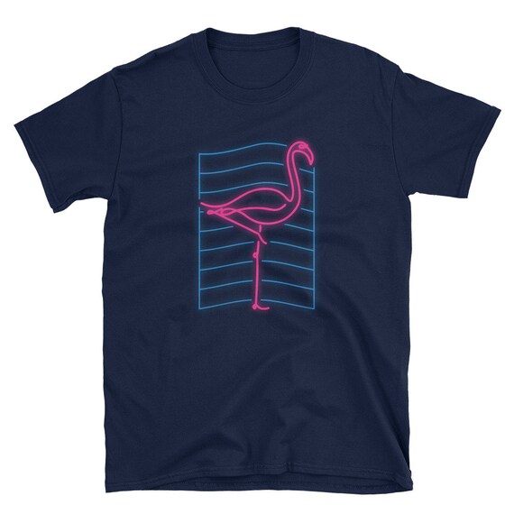 80s Retro Pink Flamingo Bird T Shirts Men Women Gift 80s Retro Pink Flamingo Bird T Shirts Men Women Gift