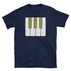 Kids Piano Keys Keyboard Musical Instruments Graphic T-Shirt