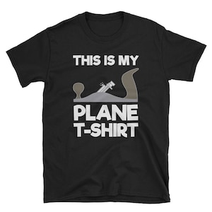 This Is My Plane T-Shirt Woodworking Gift Tee for Carpenters