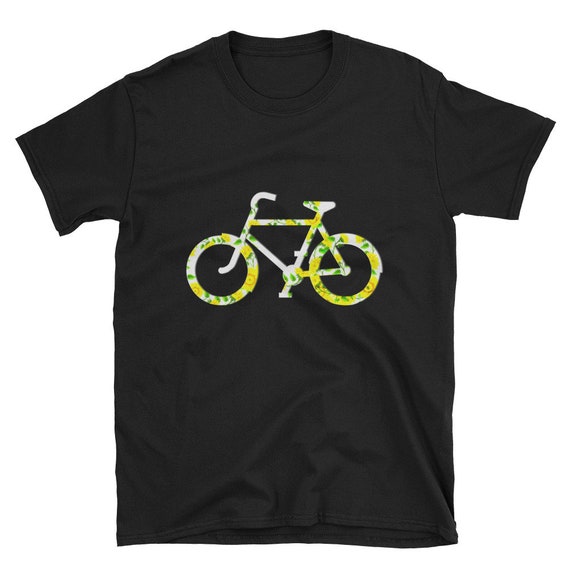 Bike With a Decor Sunflower Print T-shirt Gift Tee - Etsy