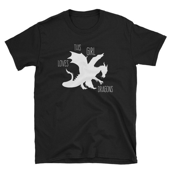 Cute Girls Clothing - This Girl Loves Dragons Fun T Shirt Cute Girls Clothing - This Girl Loves Dragons Fun T Shirt
