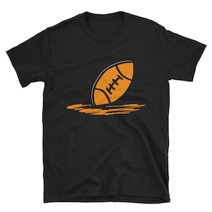 Ohio Outline Football Laces Cleveland Football Fan Shirt