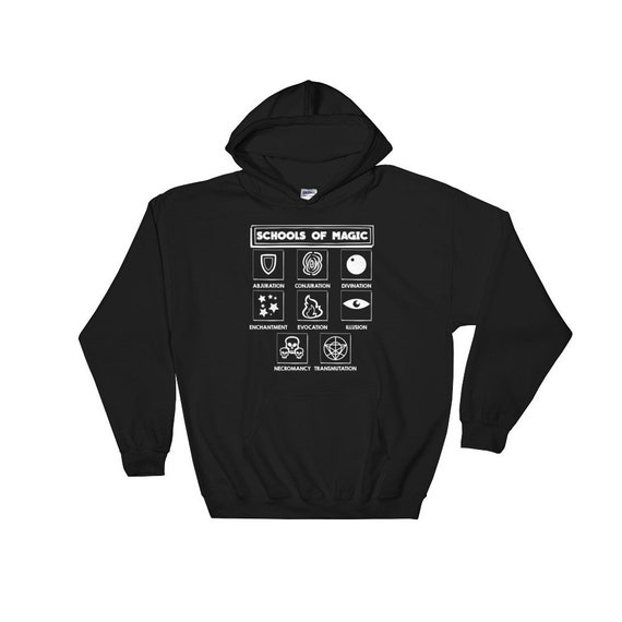 Schools Of Magic Types Rpg Fantasy T Shirt Schools Of Magic Types Rpg Fantasy T Shirt