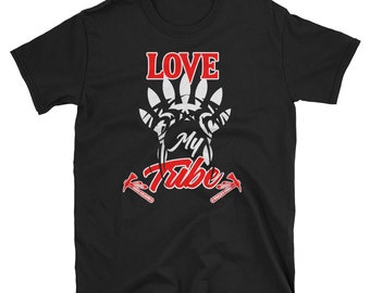 I Love My Tribe Camiseta: Amigos de la Familia Cita Camping Camiseta