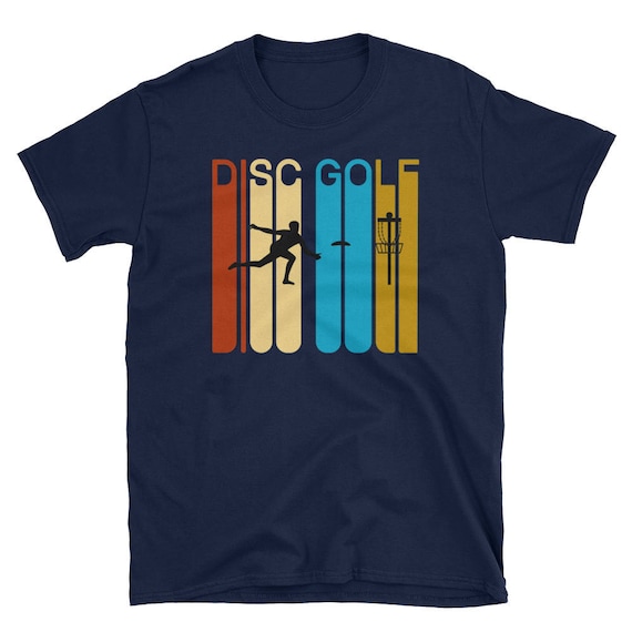 Disc Golf Silhouette Retro Vintage 70s 80s T-Shirt Disc Golf Silhouette Retro Vintage 70s 80s T-Shirt